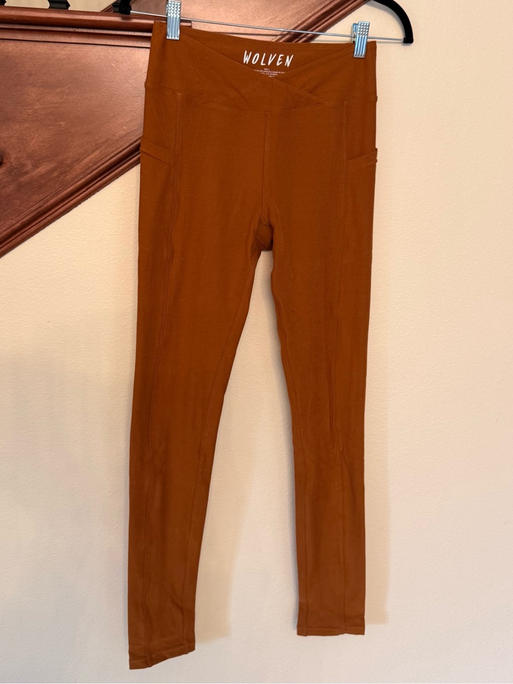 Wolven Leggings in Rust Brown
